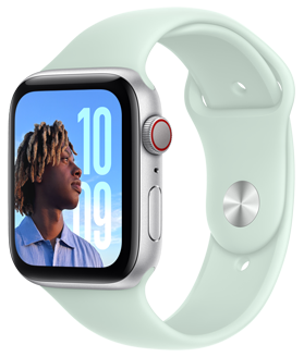 Une Apple Watch SE.